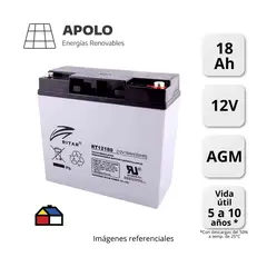 APOLLO - Bateria Ritar Apolo 12V ? 18Ah