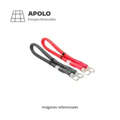 APOLLO - Kit Cables Apolo Batería Paralelo 4Awg Con Conectores