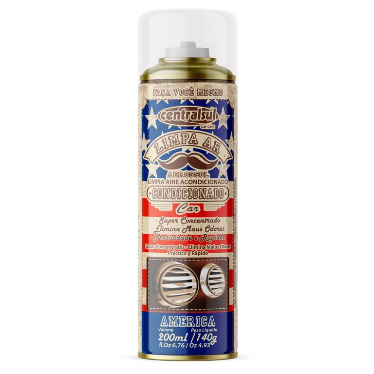 Limpiador para Aire Acondicionado Centralsul Frag America 200 ml