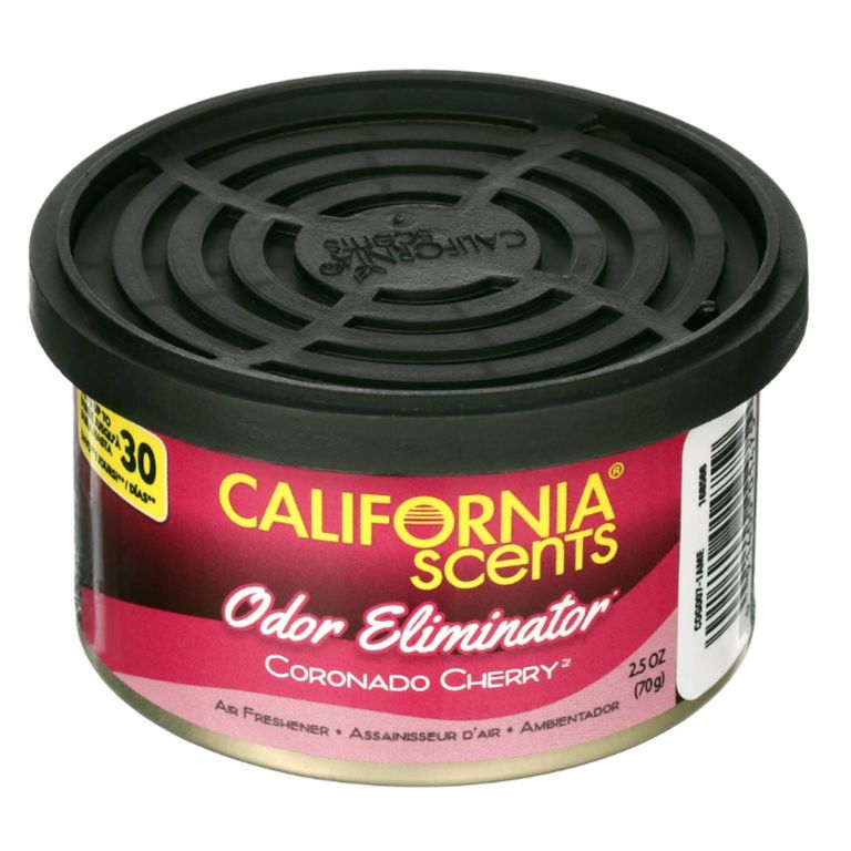 California Scents Odor Eliminator Ambientador Para Autos Fragancia Coronado Cherry Lata X 2.5oz