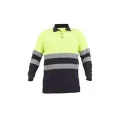 GENERICO - Camisero Cinta Refl Ade Y Atr Amrillo Y Azul M