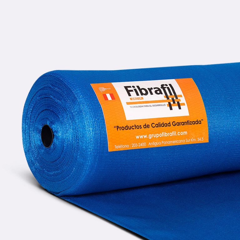 Rollo Malla Raschel 80% Azul 4.20m x 100m