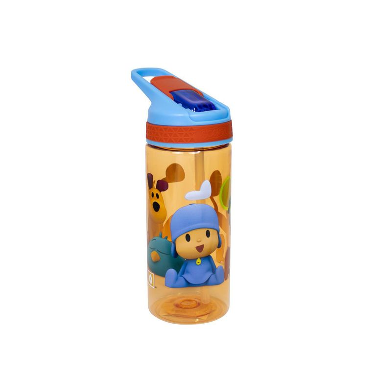 Botella con Caña 450ml Pocoyo