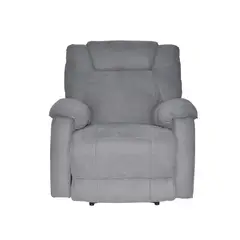 BONNO - Sillón Reclinable 1 Cuerpo Relax Queen Gris