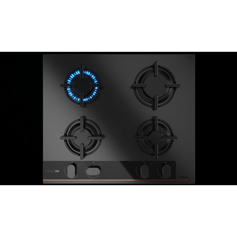 Cocina a Gas 4 Platos Negro Mate GBC 64-G