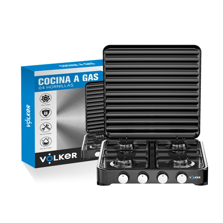 Cocina a Gas 4 Hornillas