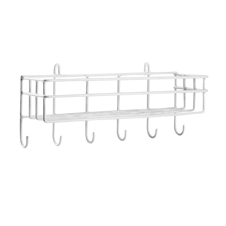 Repisa Organizador de Cocina 25.5x11x11cm Blanco