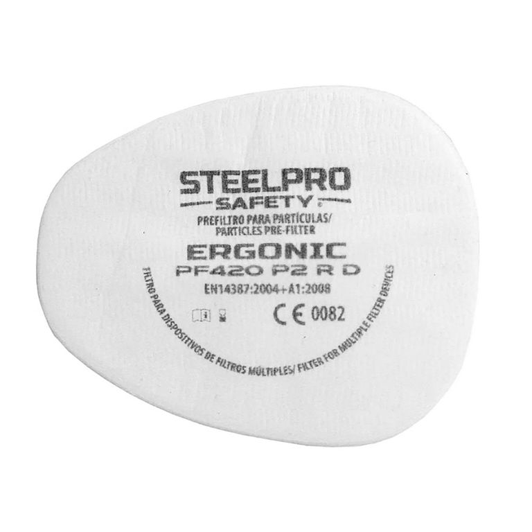Prefiltro Ergonic PF420 P2 R D (Paquete X10und)