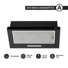 FDV - Campana Extractora Twin Black 60 Cm