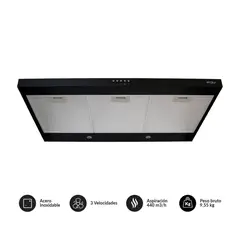 FDV - Campana Extractora Class Black 90 Cm