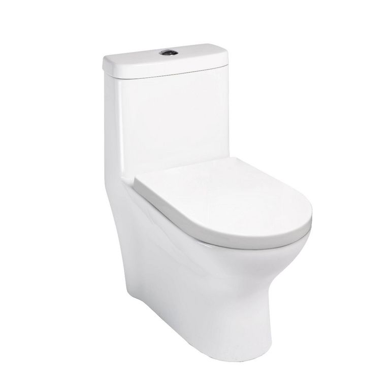 Inodoro Trebol One Piece Livenza Blanco