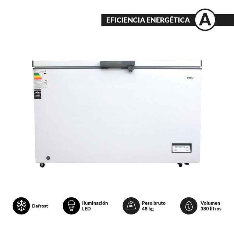 Congelador Horizontal Blanco 380L