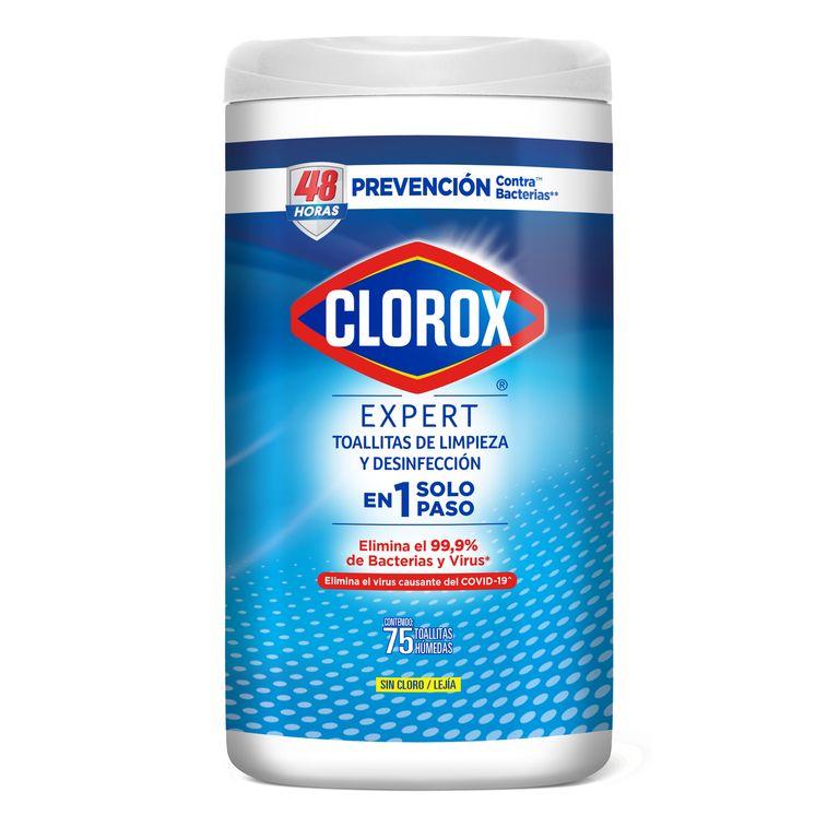 Toallitas Desinfectantes Clorox Expert x75