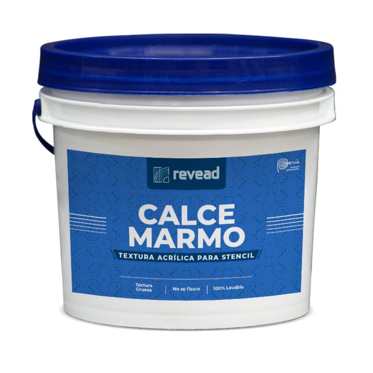 Calcemarmol Neutro Texturado Mate Blanco 6 kg
