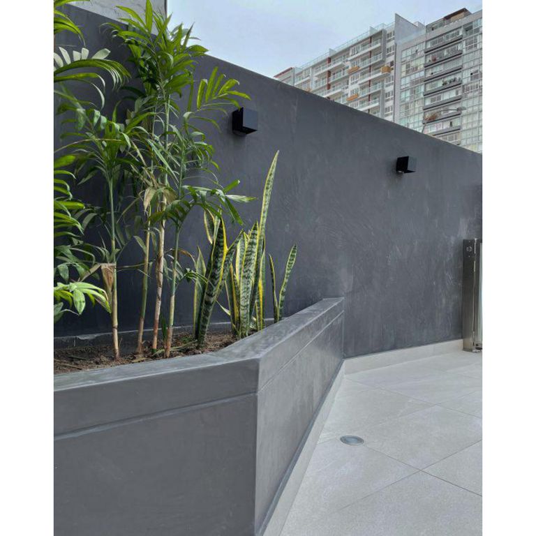 Micromuro Acabado Gris Oscuro Mate Blanco 5 kg