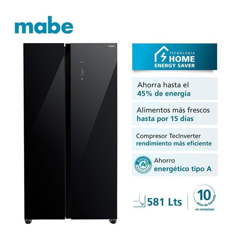 Refrigeradora Side by Side No Frost 581 Litros Black MSD631LKLNG0