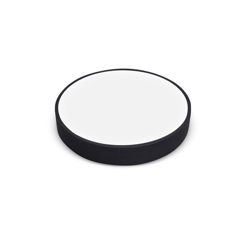 Plafón Borde Negro Mica 3 Luces 48W