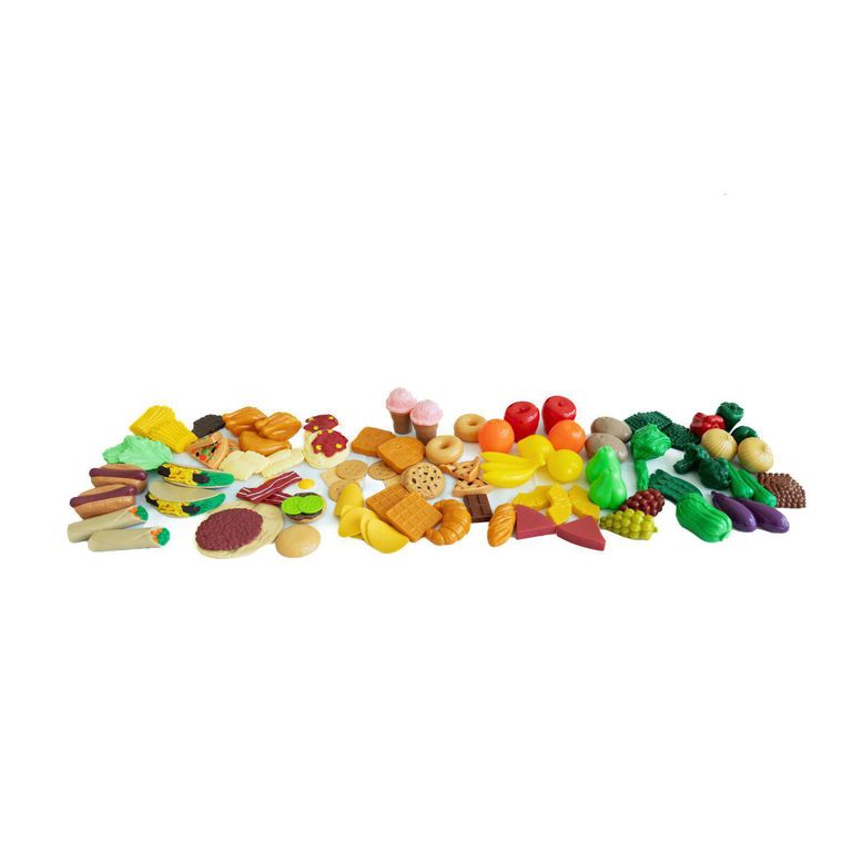 Set 101 Piezas de Comida y Alimentos de Juguete para Niños