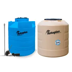 ROTOPLAS - Tanque Plus + 1100L Gdpv + Cisterna de Agua 1200L + Accesorios