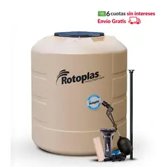 ROTOPLAS - Tanque Plus 1500L Arena Rotoplas + Accesorios