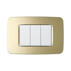 ABB - Conmutacion Triple 1M+1M+1M Champagne Origen