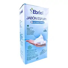 EBRIEL - Jabón Espuma Antibacterial Sin Aroma 800 ml