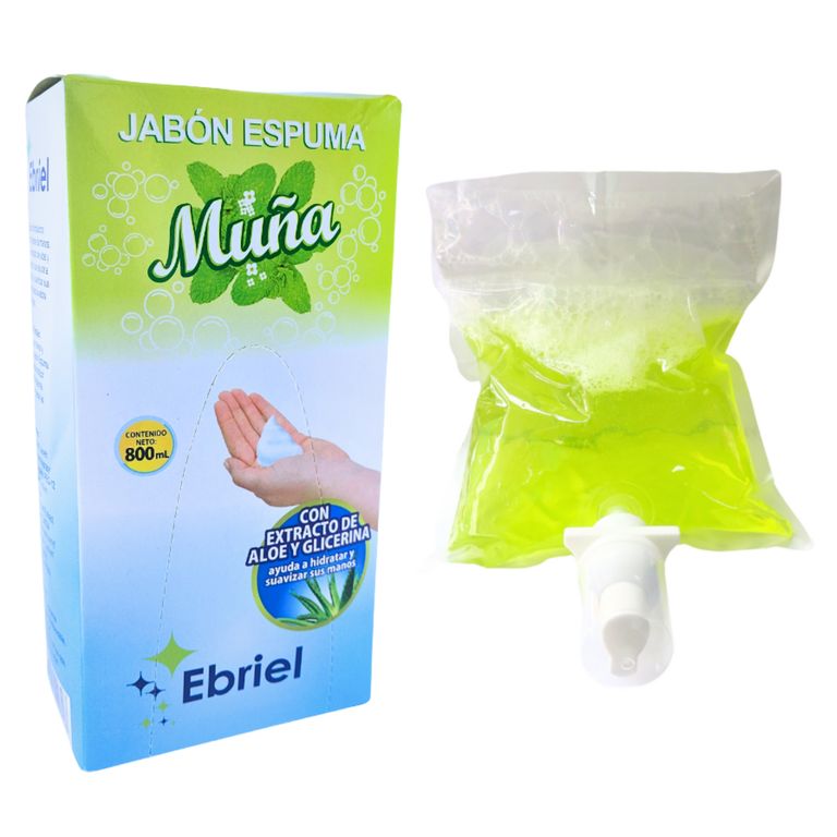 Jabón Espuma Muña 800ml