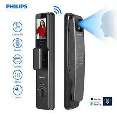 PHILIPS - Cerradura Inteligente 702FVP-7HWS Facial 3D