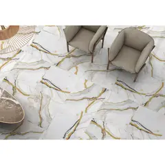 SAN LORENZO - Cerámico Marmolizado Stosa Gold 60x60 2.58 para piso y pared