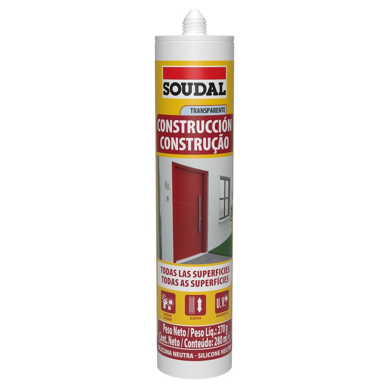 Silicona Neutra Transparente x 280 ml