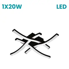 EGLO - Lámpara De Techo Cabezas LED 1X20W