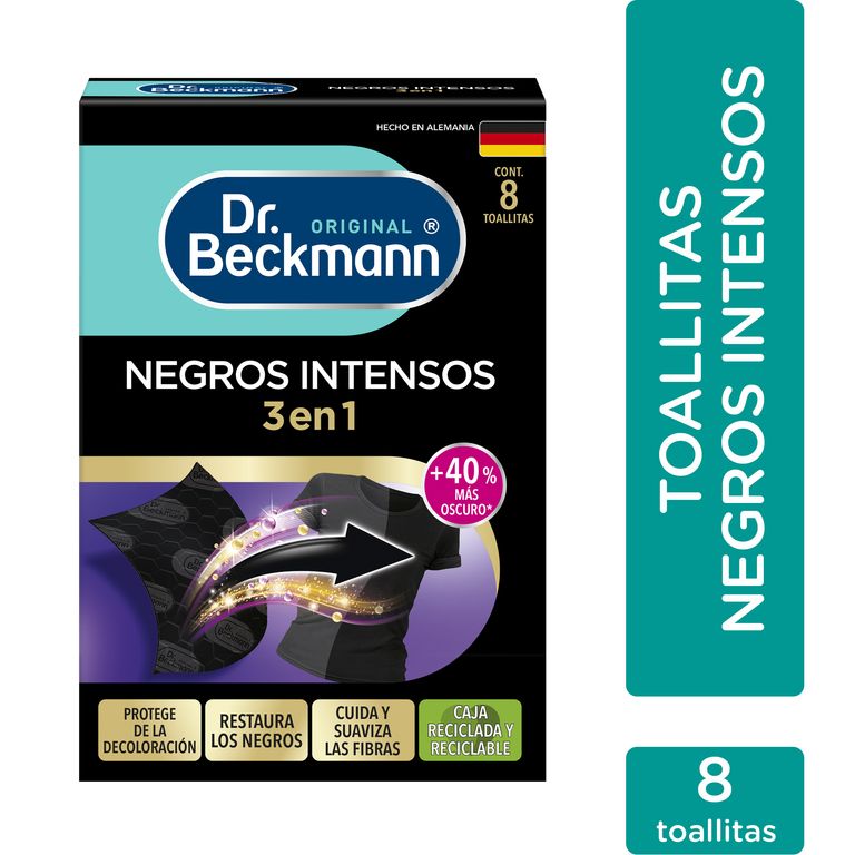 Toallitas Negros Intensos 8und