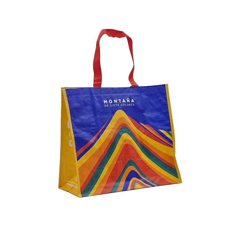 Bolsa Reutilizable Laminada Montaña 7 Colores