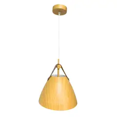 GZ LIGHTING - Lámpara Colgante Madana Marrón 1L E27