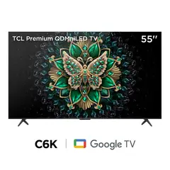 TCL - Qd-Mini Led Google Tv 55C6K