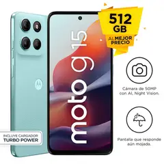 MOTOROLA - G15 4Gb+512Gb Celeste