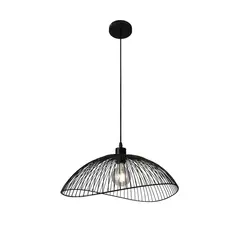 LIGHTECH - Lámpara Colgante Metal Negra 1L E27