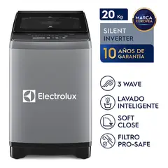Electrolux - Lavadora Inverter 20kg Gris EWIJ20F2XSYG