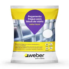WEBER - Pegamento Block de Vidrio 5kg