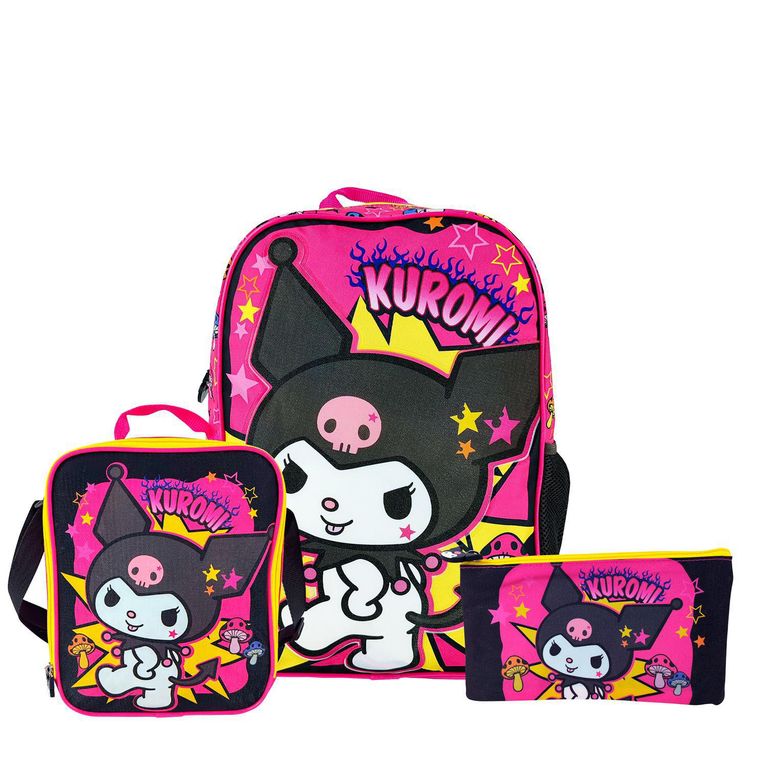 Set Mochila KT Kuromi