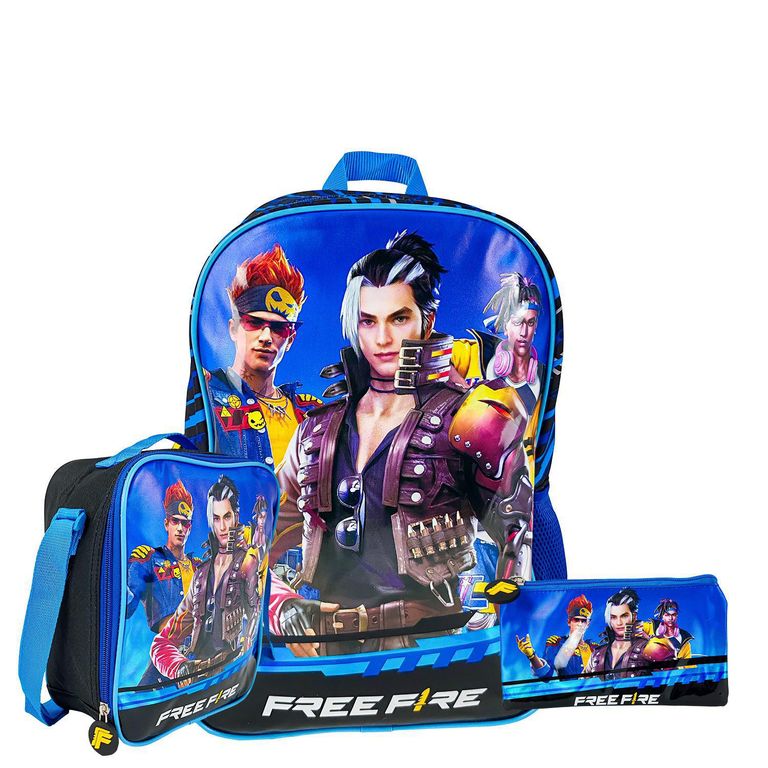 Set Mochila Free Fire