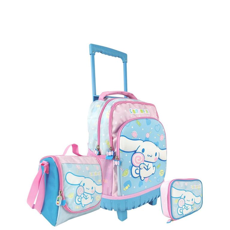 Set Mochila con Ruedas Cinnamoroll