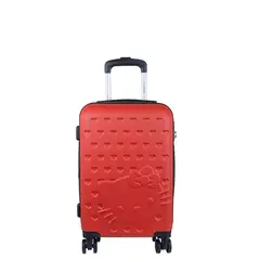 SCOOL - Maleta Carry On Play Hello Kitty Rojo