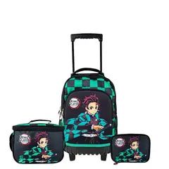 SCOOL - Set Mochila con Ruedas Demon Slayer