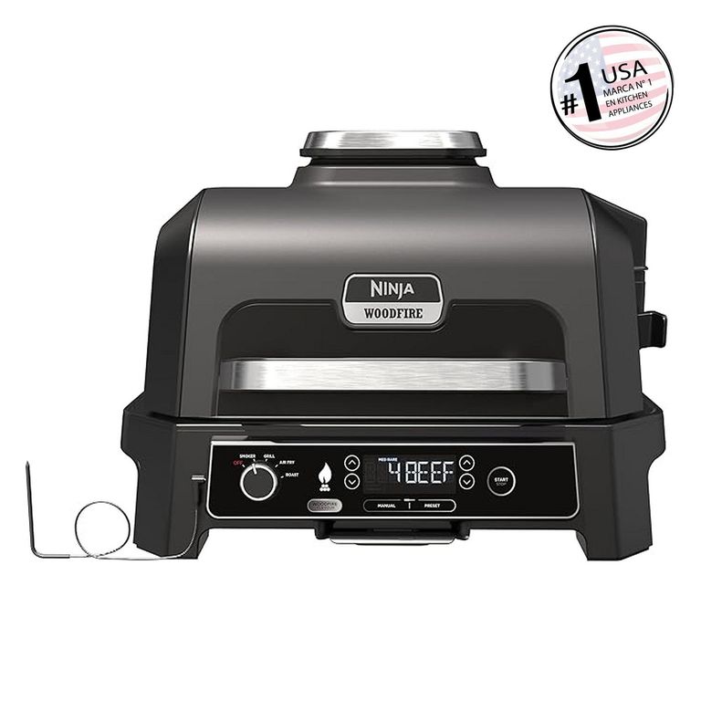 Parrilla eléctrica con Ahumador Woodfire Pro XL Ninja