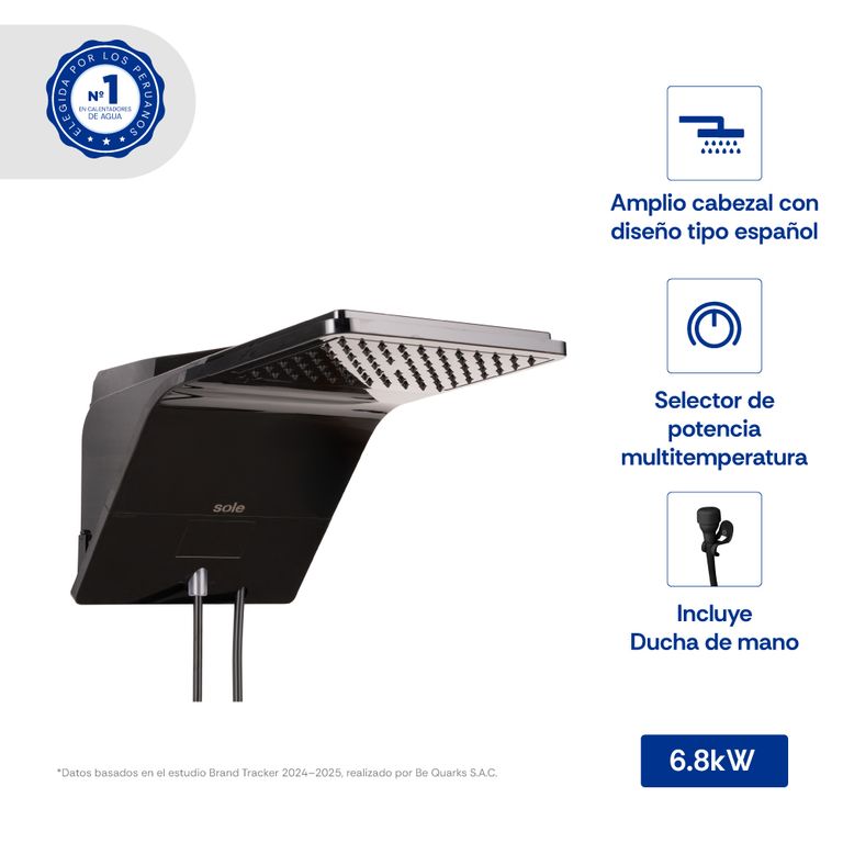 Ducha Eléctrica Premium 6800W