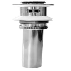 METUSA - Desagüe Push Ultrainox 9” con Rebose