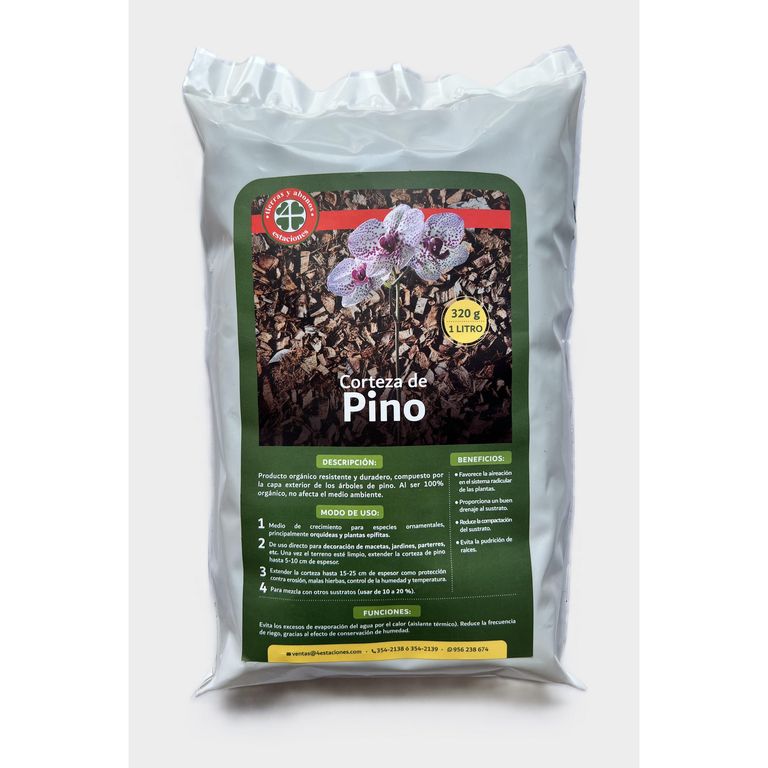 Corteza de Pino 1 kg