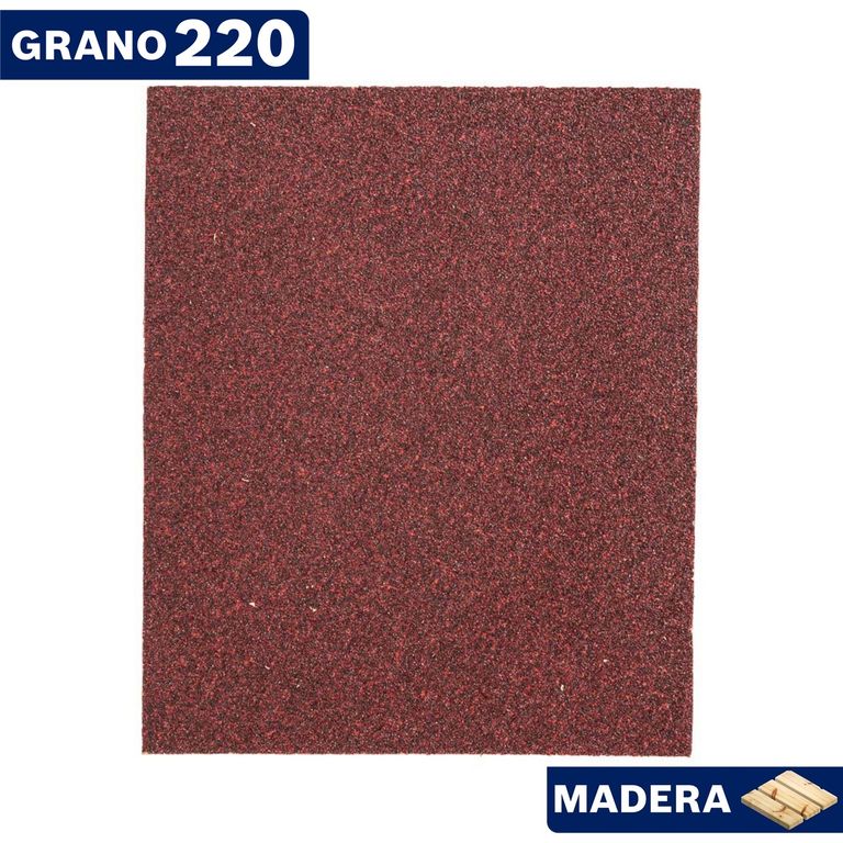 Lija Madera Grano 220 230x280mm Bosch