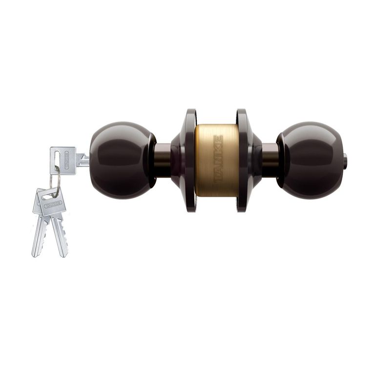 Cerradura de dormitorio Pomo Bronce Quemado
